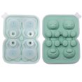 thumbnail image 1 of 1pc, Cute Teddy Bear Ice Cube Making Mold, Ice Cube Mold Ice Cube Making Tool Splash-proof Refrigerator Ice Mold Tray For Frozen Cocktail Whiskey Coffee, 1 of 5