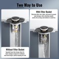 thumbnail image 3 of Tapón universal metálico para lavabo de baño JOMSTHOME, 2 unidades, 3 of 8