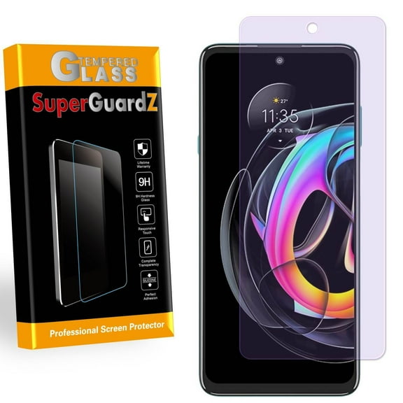 [2-Pack] For Motorola Edge 20 (2021) / Edge 20 Pro (2021) - SuperGuardZ Anti Blue Light [Eye Protection] Tempered Glass Screen Protector, Anti-Scratch, 9H Hardness