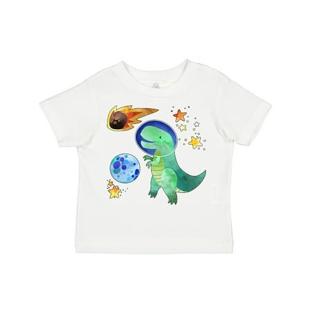 

Inktastic Tyrannosaurus Rex Vs. Meteor Fun Space Dinosaur Gift Toddler Boy or Toddler Girl T-Shirt