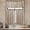 Gold Brown, variant on GYROHOME 3 Pieces Red Rod Pocket Faux Silk Sheer Curtains Solid Color Set with 2 Tiers 26x36 inch Each and 1 Valance 52x14 inch for Kitchen Bathroom