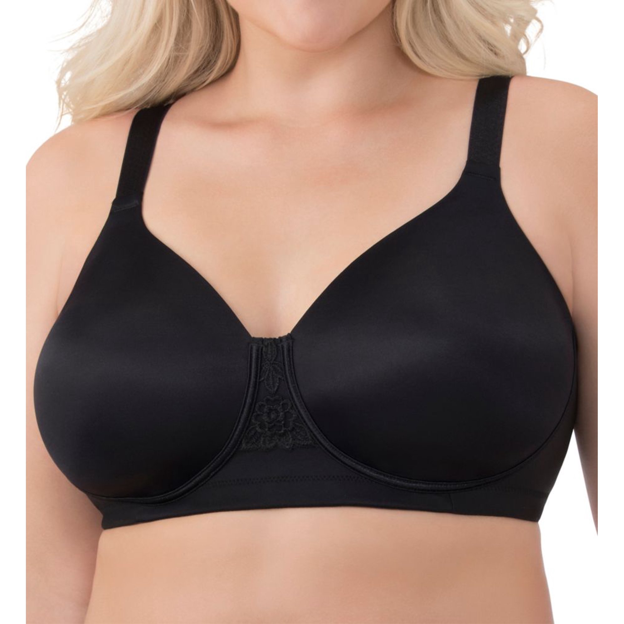 Women S Vanity Fair 71380 Beauty Back Full Figure Wirefree Bra Midnight Black 44c Walmart Canada