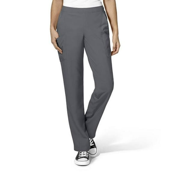 Women's Pluse Size Flat Front Double Cargo Scrub Pant