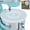 white, variant on Silicone Mixer Bowl Cover Compatible with KitchenAid 6-7 Quart Bowl-Lift Stand Mixers, Airtight Food Grade Lid with Collapsible Small Bowl, Splash Guard, Dustproof, Reusable, Dishwasher Safe(White)