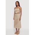 thumbnail image 2 of Women's Pointelle Knit Lace Patchwork Midi Skirt, 2 of 4