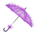 thumbnail image 4 of Wedding Bride Umbrella Unique Lace Fabric Parasol Performance Props for Wedding Photography, 4 of 7