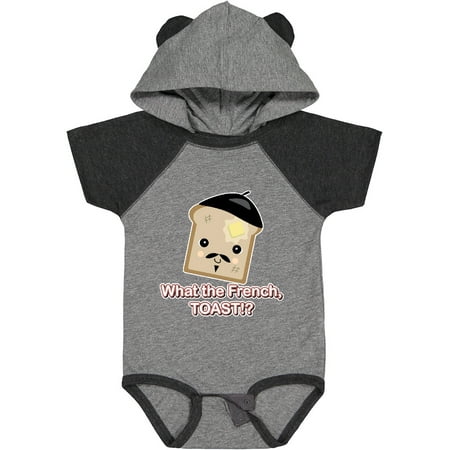 

Inktastic Funny Cute Kawaii What the French Toast Design Boys Baby Bodysuit