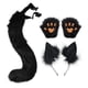 thumbnail image 4 of Tail Set Disfraz  Choker Lolita Gothic Set para Negro Hugo  Disfraces de cosplay de orejas de zorro, 4 of 6