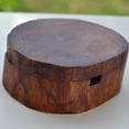thumbnail image 3 of Ashtray de madera sólida creativa de madera de madera cenicero decoración de ceniceros de moda de cenicero (5 pulgadas), 3 of 4