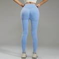 thumbnail image 4 of Women 3D Cellulite Leggings Plus Size Workout Yoga Pants Stretchy Bootcut Yoga Pants Bell Bottom Leggings for Workout Running Athletic Activewear, 4 of 4