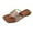 Gold, variant on Bxsruta Woven Metallic Slippers with Decorative Stitching, Non-Slip Flat Sole for Home/Beach Use