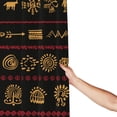 thumbnail image 6 of DouZhe Boho Ethnic Tribal Elements Pattern Shower Curtain, Waterproof Bath Curtains for Bathroom Decorations, 72 x 72 inches, 6 of 7