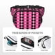 thumbnail image 5 of Balery pink and black argyle Mochila Cinturón para Mujeres y Hombres, Bolsa de Cintura Impermeable de Doble Capa con Correa, 5 of 9