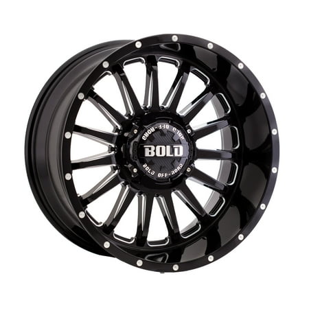 Bold Off Road BD002 Wheel Rim 20x10 5x4.5 5x114.3 5x127 5x5 Gloss Black (Best Off Road Wheels)