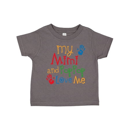 

Inktastic Mimi and PopPop Love Me Gift Toddler Boy or Toddler Girl T-Shirt