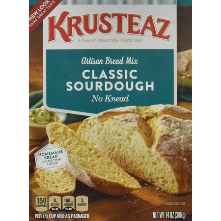 Krusteaz Mix Bread Sourdough 14 Ounce (2 Pack) Pack of
