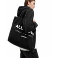 thumbnail image 4 of Bolso de mano AllSaints M170XB Underground para hombre, color negro/tiza, 4 of 4