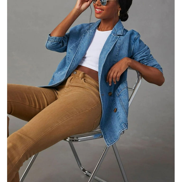 Jean jacket business casual discount