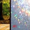 thumbnail image 2 of Film de Fenêtre Coloré à Motif Irrégulier 3D Statique Non Adhésif, 2 of 7