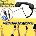 thumbnail image 4 of Retro Phone Handset, New Bluetooth Retro Phone, Vintage Telephone with USB-C or AUX 3.5mm Plug or BT, 4 of 9