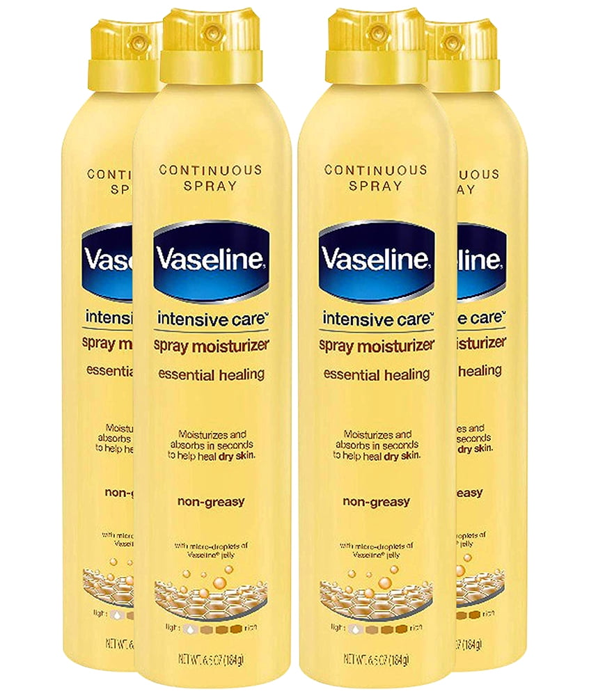 Vaseline Spray and Go Moisturizer in Total Moisture, 6.5 Ounce (Pack of