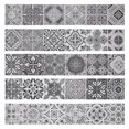 thumbnail image 2 of Pegatinas De Azulejo Retro Blanco Y Negro Simple, Pegatinas De Escalera, Pegatinas De Paso, Pegatinas De Pared, Azulejos De Vinilo Para Pared sonducket HA020998-00, 2 of 6