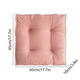 thumbnail image 3 of sruoe Seating Cushions, Seat Pads for Kitchen Chairs, Cushion Seat Pads, Chair Cushions, Square Thickened Soft Stool Cushion, Indoor Outdoor Seat Pad for Home, Dining, Office, 3 of 6
