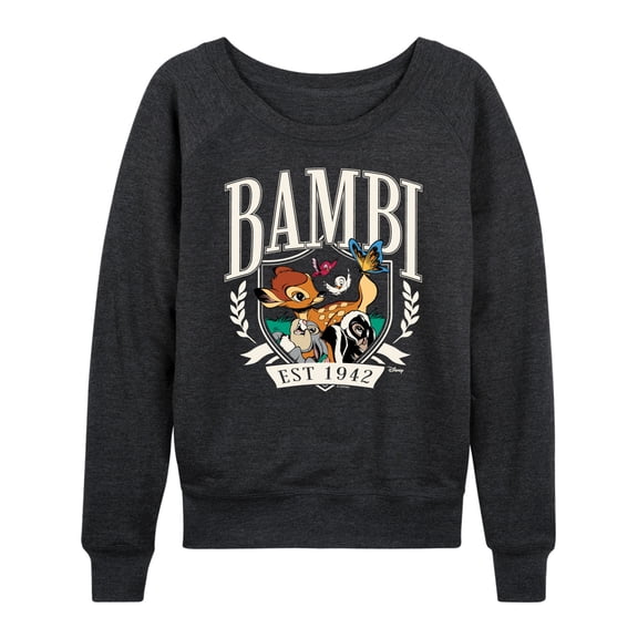 Bambi - Collegiate - Women's French Terry Long Sleeve Pullover