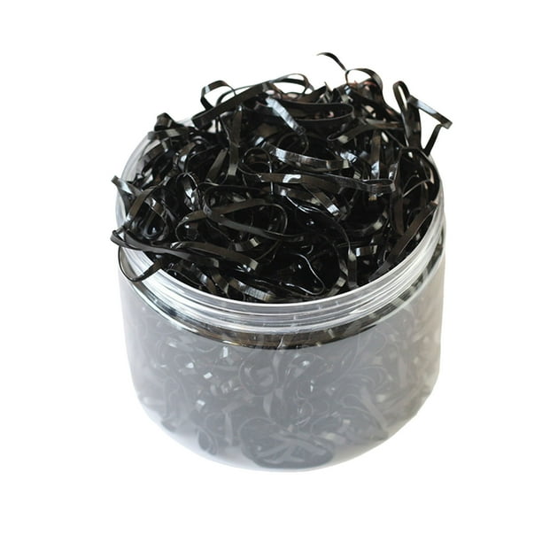 1000pcs Baby Colorful Hair Ties Hair Rubber Bands for Toddler Infants Kids Girls Thin Small Hair Elastics Bands Hair Ties BEoffer Baby Toddlers Girls Elastics Hair Bands Black