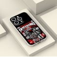 thumbnail image 4 of Proteja su teléfono con un toque de creatividad: funda plateada para teléfono de doble capa esmerilada con gráficos geniales para iPhone 15 Pro Max 14 13 12 Pro 11, 4 of 4