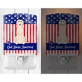 thumbnail image 2 of Caroline's Treasures BB3060CNL PatrioticIrish Wolfhound Ceramic Night Light, 6x4x3", multicolor, 2 of 2