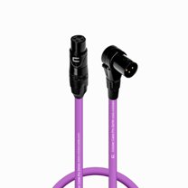 Coluber Cable - Balanced XLR Cable Female to Right Angle XLR Male Connector