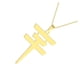thumbnail image 1 of Collar Sonducket de Hotel de Tokio con colgante geométrico oro, 1 of 6