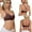 Coffee, variant on Women’s Plus Plus Size Front Closure Lace Bra Wirefree Full Coverage Bra for Heavy Bust, Adjustable Straps & Back Closure Beige L