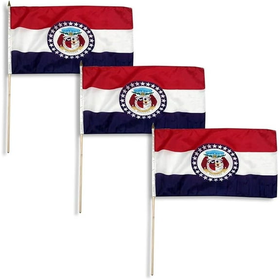 Missouri Flag 12 x 18 inch (3 PK)