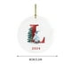 thumbnail image 3 of Fiudx Ofertas de la semana 2024 Nuevo colgante navideño de muñeco de nieve de 26 letras - Colgante de coche de acrílico Saint, 3 of 5