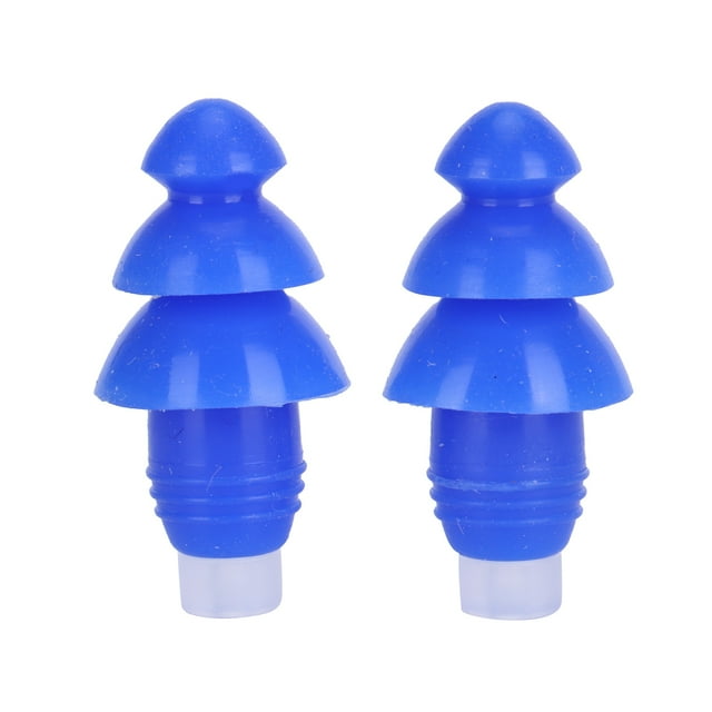 Accessoire de Natation Bouchons d'Oreilles en Silicone Réutilisables et Étanches, Réduction de Bruit pour la Natation, avec Matériau Doux pour Dormir