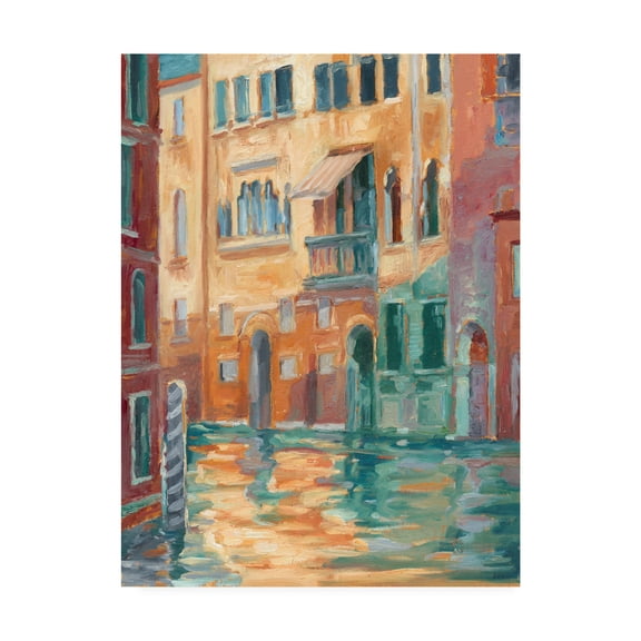 Trademark Fine Art 'Sunset on the Canal II' Canvas Art by Ethan Harper