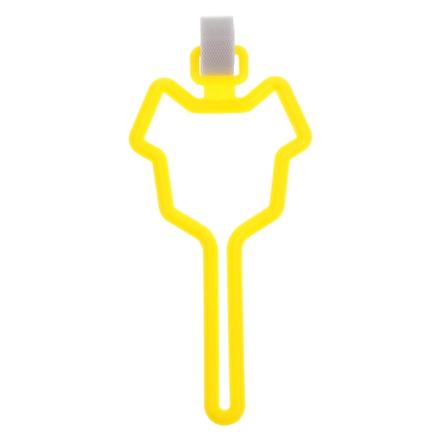 Houderco Sujeta Bolsas Para Desechos De Perro En ABS Portátil Color Amarillo Ideal Para Y Parques
