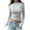 Gray-01, variant on STETMN Ribbed Knit Shirt for Women Long Sleeve Crop Top Casual Mock Neck Lightweight Fall T-shirt