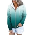 thumbnail image 2 of Babysbule New Winter Coats for Women Women Fashion Printed Blouse Long Sleeve Tops Sweatshirt Pockets Hoodied, 2 of 4