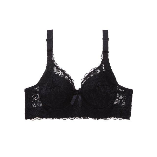 Sujetador de encaje para mujer con sujetadores finos acolchados de talla grande con aros Romacci Ropa interior de mujer