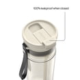 thumbnail image 4 of Contigo 28 oz Plastic Water Bottle Tumbler with Straw – DualSip Leak-Proof Reusable Water Bottle, Spill-Proof for Bags, Carry Strap, Cream/Clear, 4 of 7