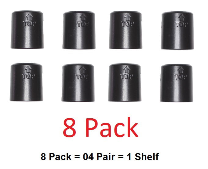 HEMOTON 74 Pack Wire Shelving Shelf Lock Clips for 1 Post Shelving Sleeves Replacements for Wire Shelving System