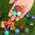 thumbnail image 2 of 25 Piece Polyhedral Dice Set With Black Bag For Dnd Rpg Mtg And Other Table Games With Random Multicoloured As, 2 of 4