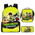 thumbnail image 1 of Ben 10 Backpack Student Schoolbag Anime Cartoon Backpack Lunch Bag Shoulder Bag Pencil Case, 1 of 6