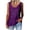 Purple, variant on POROPL Women's Sequin Tank Tops Loose Fit Sleeveless Scoop Neck Shirt Party Casual Wear Size S-5XL