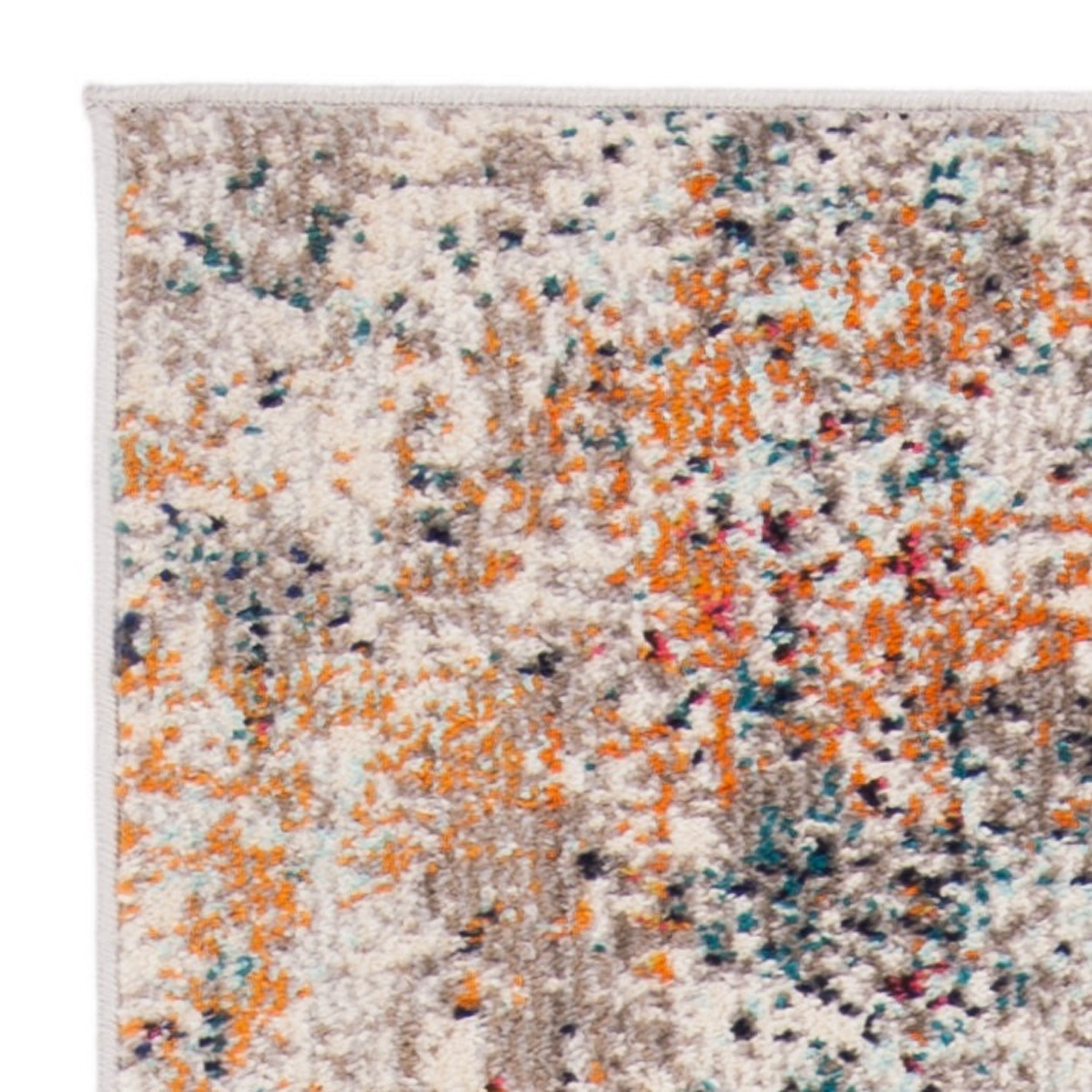 SAFAVIEH Madison Nita Vintage Floral Runner Rug, Grey/Beige, 2'2" x 18'