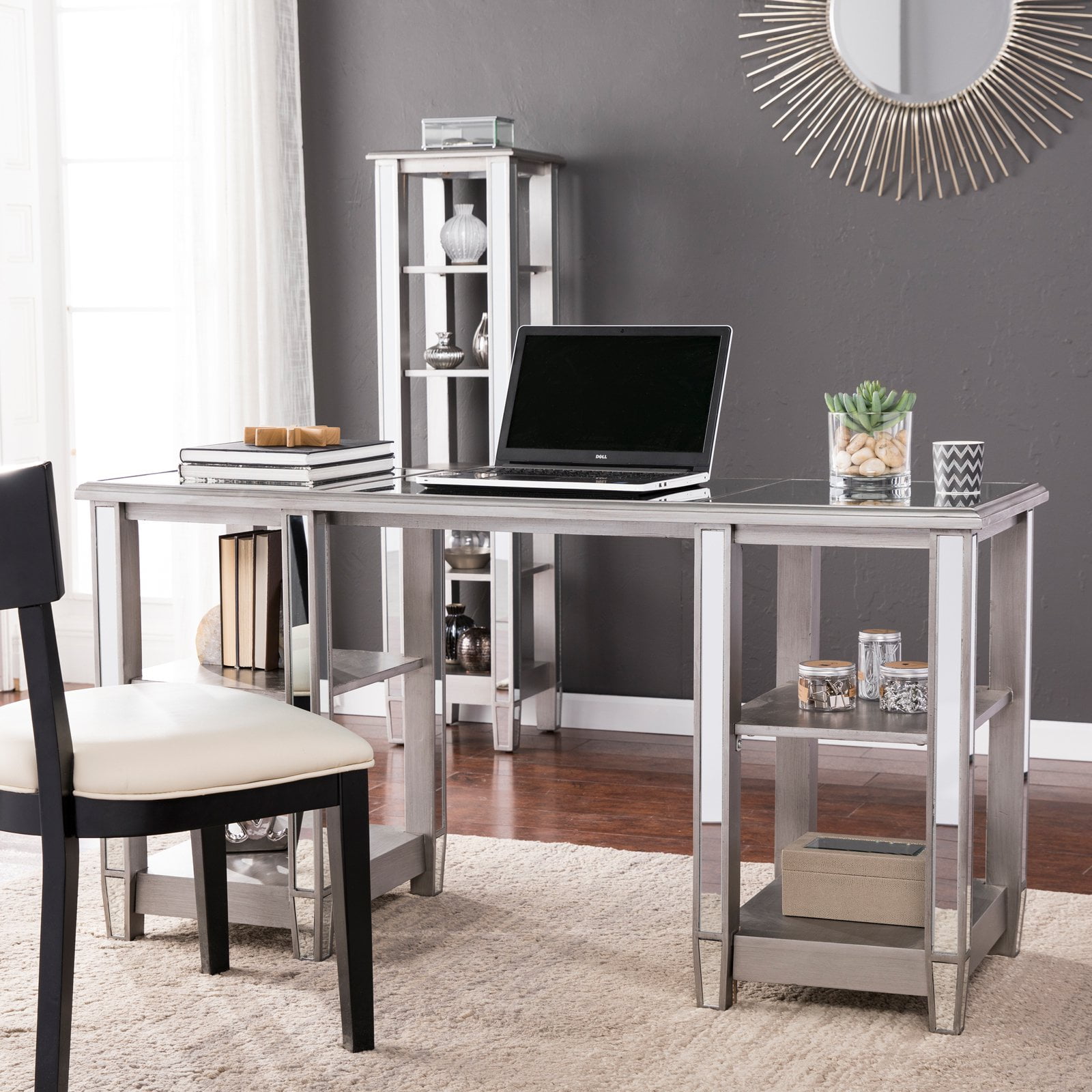 Southern Enterprises Wodri Mirrored Desk