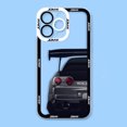 thumbnail image 3 of Coche deportivo Tokyo JDM Drift Angel Eyes funda de silicona suave transparente para iPhone Apple 15 14 12 13 11 16 8 7 SE Plus X XR XS Max, 3 of 5